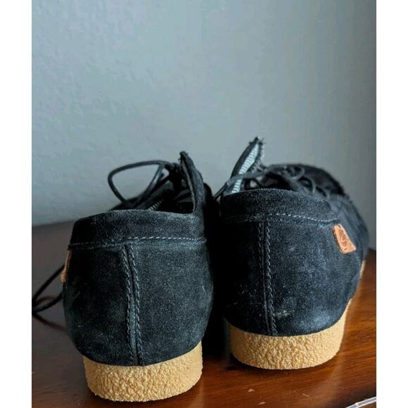 Clarks Shacre II Step Moccasin Boots Men 12 Black Textile 26162714 Shoes Lace Up main image 13